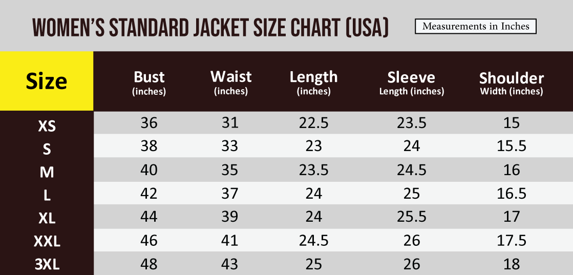 Women Size Chart